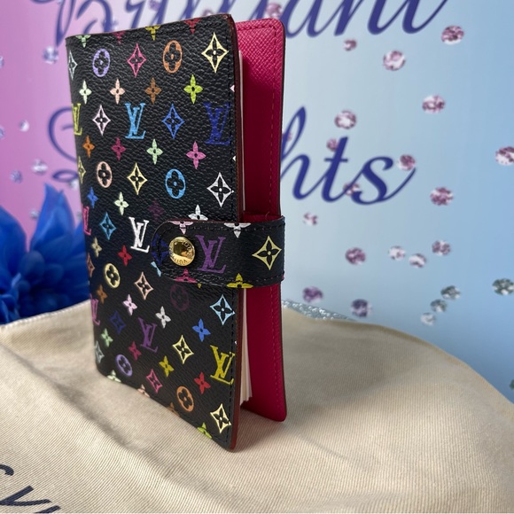 🔥RARE NWOT VUITTON MULTICOLORE NOIR AGENDA - Picture 4 of 10